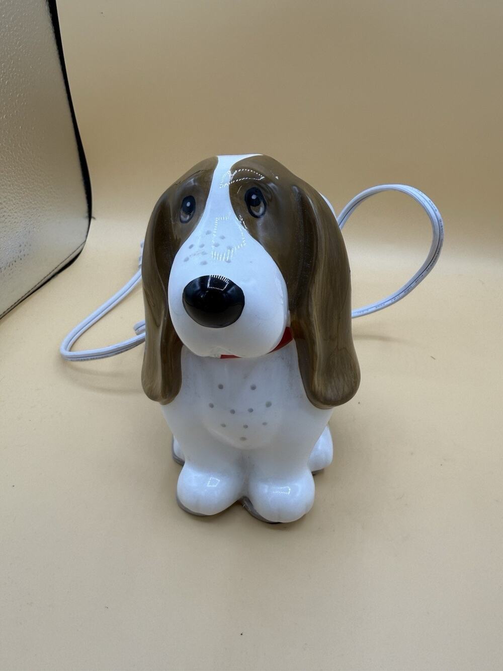 Pioneer Woman Basset Hound Ceramic Electric Wax Melt Warmer Timer Tested Works